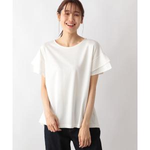 tシャツ Tシャツ レディース 「MATINEE LINE」冷感フリルスリーブ半袖/123971