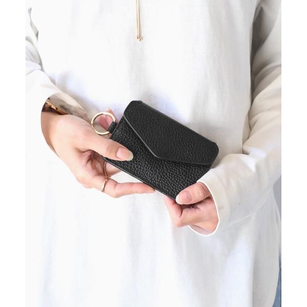 キーケース 「mieno」 spira 本革レザー ミニ財布 スキミング防止 キーケース