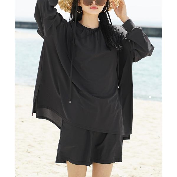 ラッシュガード DAILY UTILITY ラッシュガード「ギャザーチュニック」 レディース