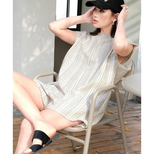 水着 水着 レディース 体型カバー 体型カバー ピンストライプ ロンパース  夏 カジュアル レディ...