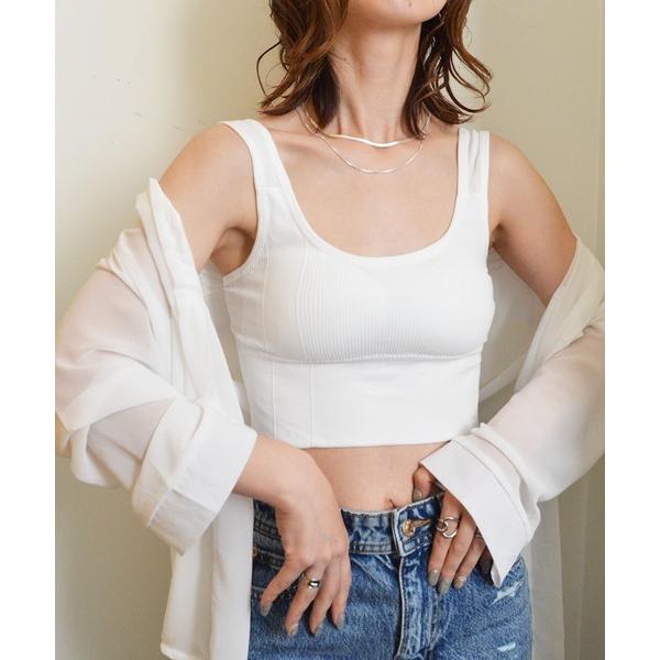 キャミソール 「7色/サイズ展開」カップ付きタンクトップ シームレスブラトップ リラックスインナー ...