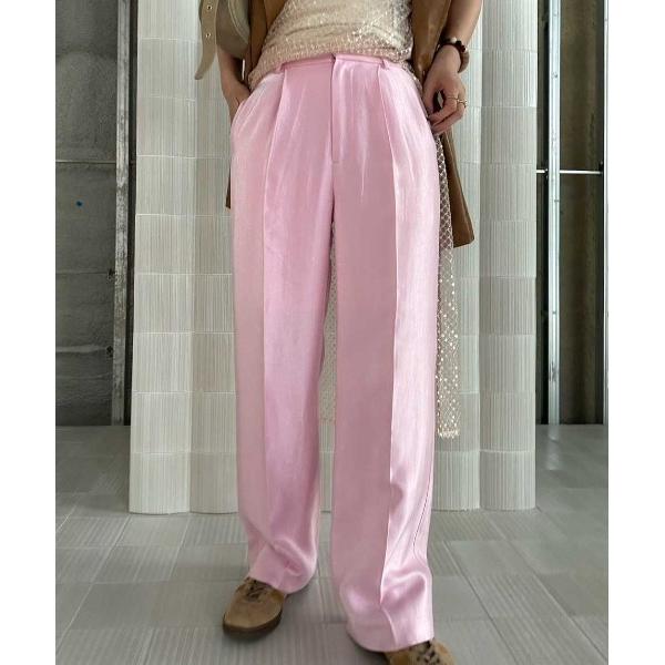 パンツ SHINY STRAIGHT PANTS レディース