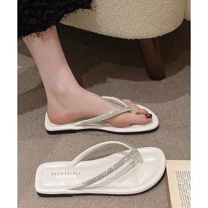 サンダル キラキラ トングサンダル レディース夏...の商品画像