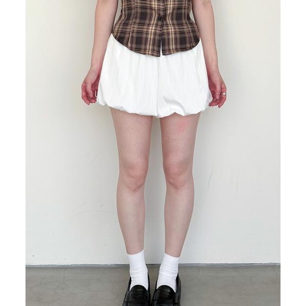 パンツ バルーンボリュームショートパンツ レディース