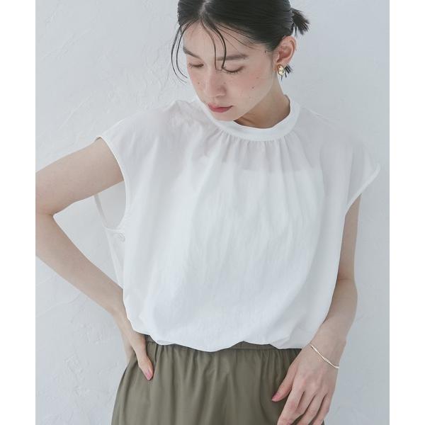 ブラウス シャツ フレンチスリーブシャツ レディース