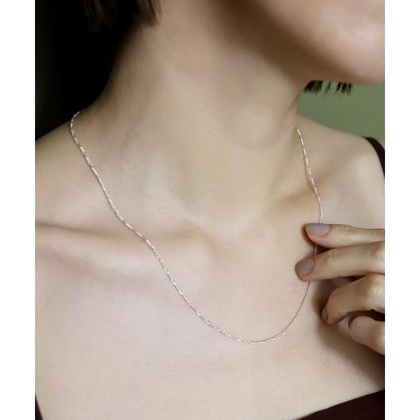 ネックレス SILVER925 フィガロチェーンネックレス 50cm レディース メンズ