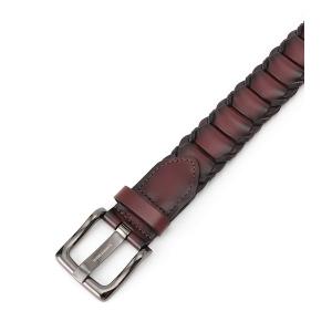 MEN'S BIGI（メンズビギ） ベルト 「DOMODOSSOLA」レザーメッシュ