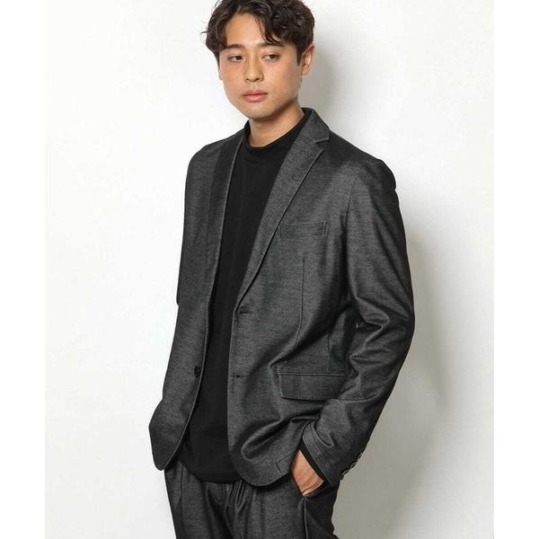 ジャケット テーラードジャケット 「通年着用OK」スマートインレイニットシェイプジャケット(セットア...