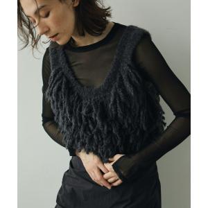 ニット セーター Fringe Knit Bustier レディース