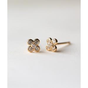 ピアス スーパーキュービックジルコニアピアス | K18「WEB限定」 レディース メンズ