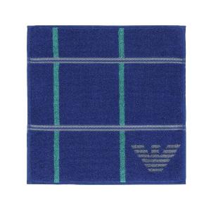 ハンカチ EMPORIO ARMANI 綿100％ イーグル格子 タオルハンカチ 02340024 メンズ