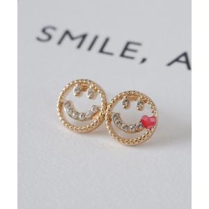 ピアス Blincouture/ハート付きスマイルピアス レディース