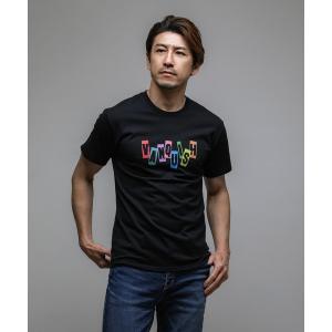 tシャツ VANQUISH / ヴァンキッシュ カラフル ロゴ プリント 半袖Tシャツ メンズ