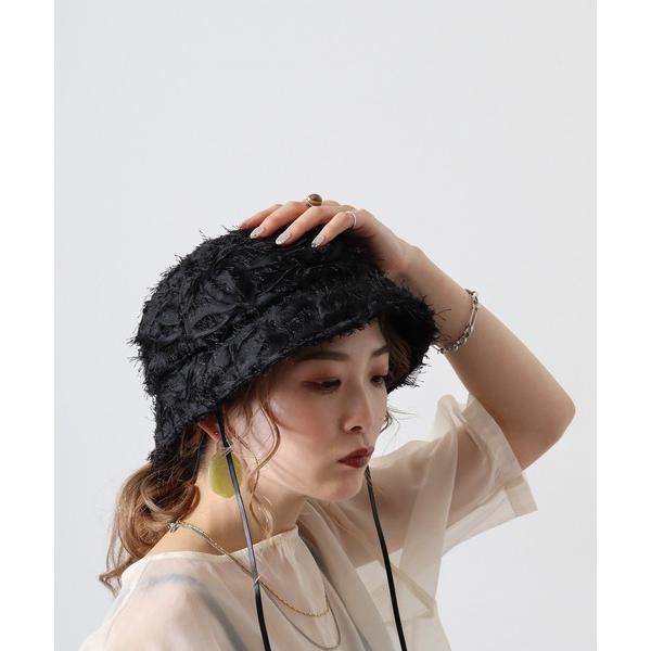 帽子 ハット DIGNITY シャギーフラワーハット レディース