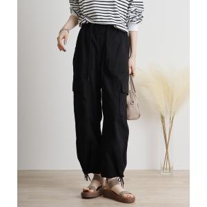 カーゴパンツ atONE パラシュートカーゴパンツ レディース