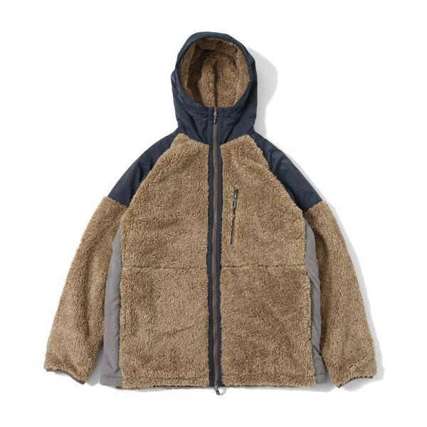 コート ジャケット シャギーボアフードジャケット メンズ