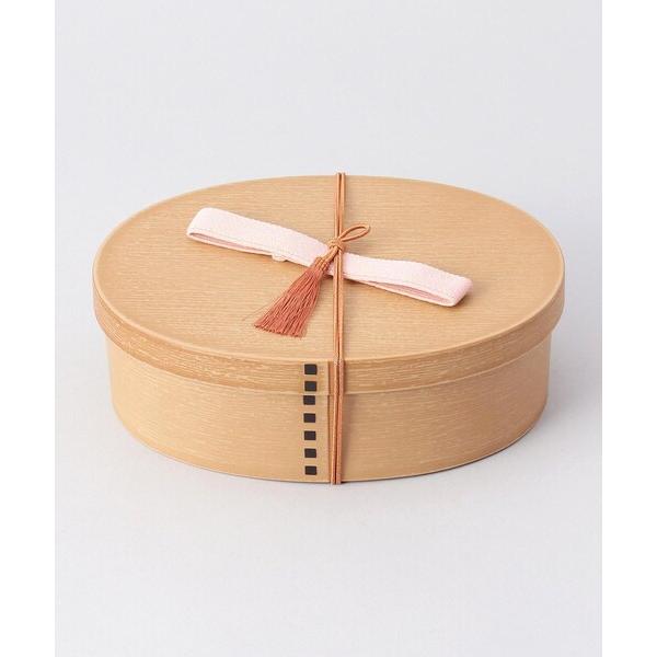 弁当箱 抗菌わっぱ小判一段ランチBOX 大 白木