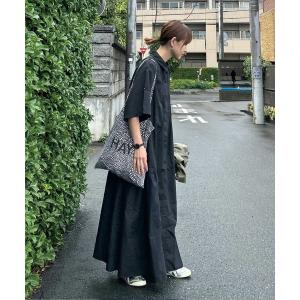 シャツワンピース 「CORNERS by KR」サイドギャザーシャツワンピース
