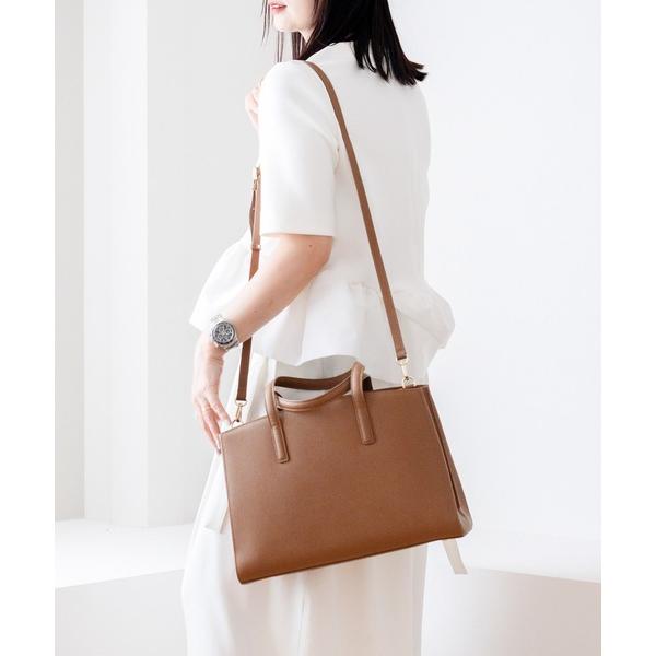 ビジネスバッグ 「HALEINE」 サフィアーノレザー ビジネスバッグ レディース