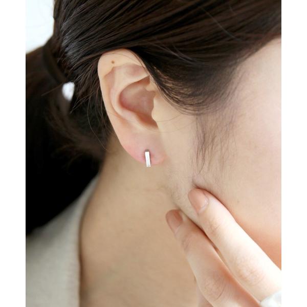 ピアス 金属アレルギー対応 ロッドスモールステンレスピアス レディース