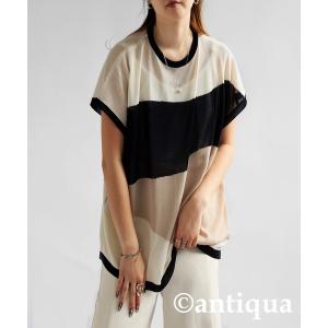 アンティカ antiqua tシャツ 半袖 麻タ...の商品画像