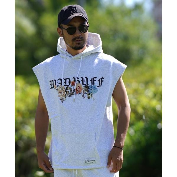 タンクトップ W/R マッドノースリーブパーカー メンズ レディース