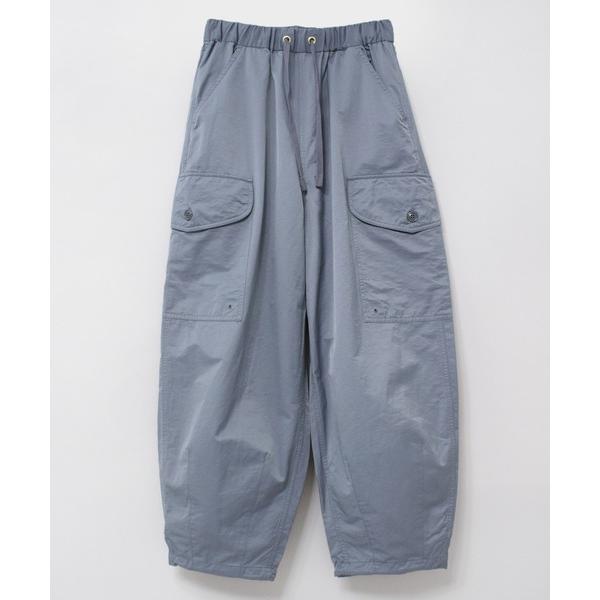 カーゴパンツ R4235 コットンナイロンのプルオンカーゴパンツ レディース