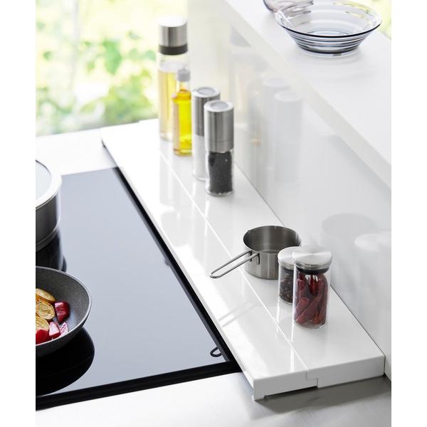 tower(タワー)　奥行伸縮排気口カバー７５ｃｍコンロ