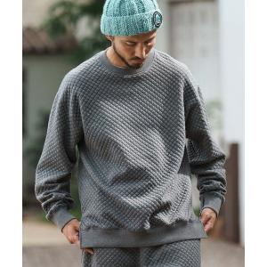 tシャツ mlt4777-Diamond Quilt Cut sew Pullover プルオーバー メンズ