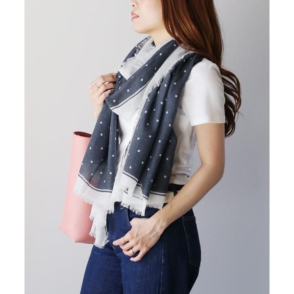 ストール マフラー リネンカシミヤ夏UVストール 薄手 大判 レディース