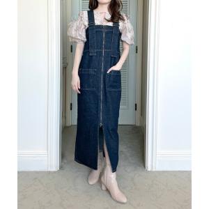 ワンピース 2WAY LACE UP SALOPETTE SKIRT