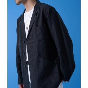 ジャケット テーラードジャケット メンズ BUREAU (ビューロー) LINEN CAMARGUE JACKET｜zozo