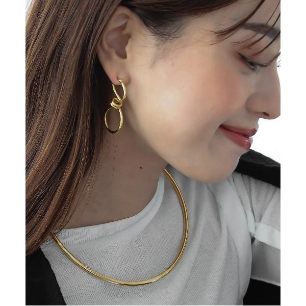 ピアス 金属アレルギー対応 ニュアンスラインステンレスピアス レディース