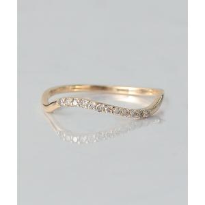 con affetto(ファッション) 指輪 リング K10ダイヤリング レディース