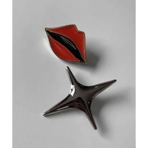 ブローチ  メタル ブローチ 2セット メンズ レディース