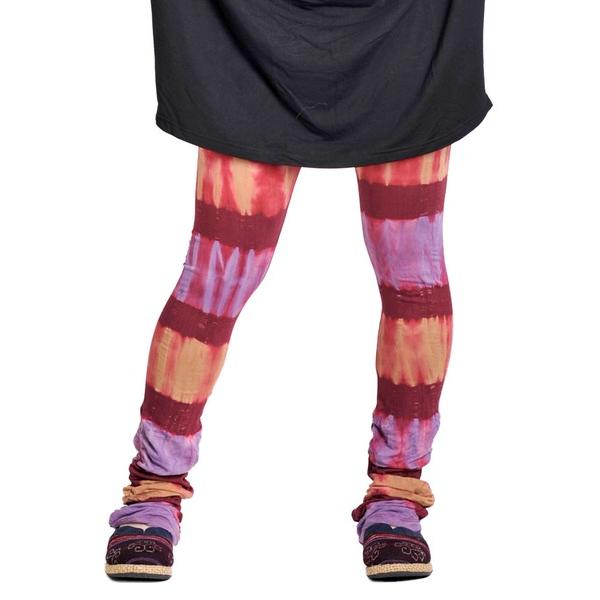 レギンス スパッツ ボーダー柄 タイダイ レギンス こなれ感 レディース メンズ