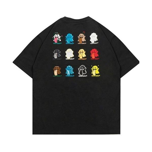 tシャツ A'GEM/9 × .kom 「GRAF＆WU/グラフアンドユー」 ゴーストシリーズ半袖カ...