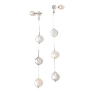 大粒真珠 ピン オーロラ花珠真珠 ペンダントトップ 8.5-9.0mm PT900 | 花珠真珠