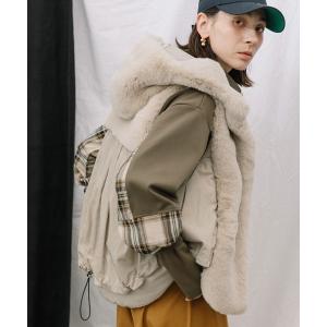コート アウター ファードッキングベスト レディース
