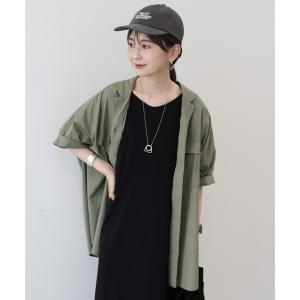 ブラウス シャツ 接触冷感+UVカットWポケット...の商品画像