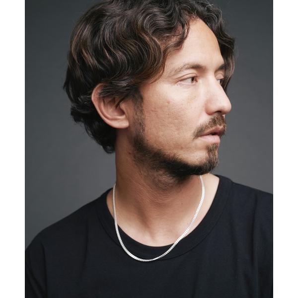 ネックレス SV925 4CUT KIHEI CHAIN NECKLACE 50cm:シルバー 4面...