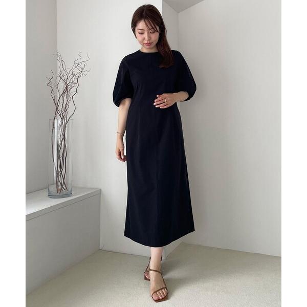 ワンピース 「接触冷感/UVケア/撥水」FINE MOVE ランタンスリーブワンピース