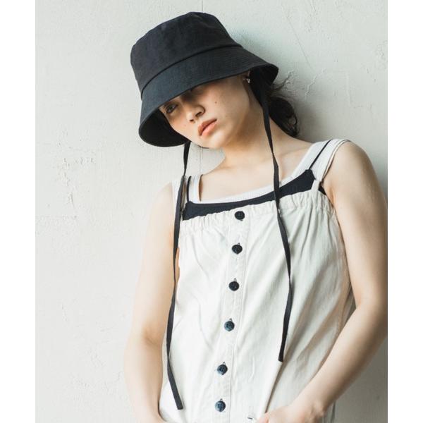 帽子 ハット LILA「リラ」100% LINEN BUCKET HAT レディース