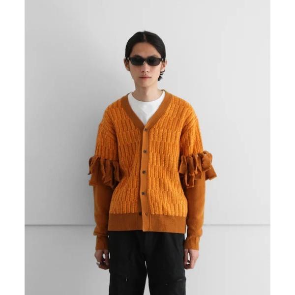 カーディガン TOGA VIRILIS Fringe knit cardigan メンズ