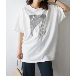 tシャツ 箔プリントロゴTシャツ レディース｜ZOZOTOWN Yahoo!店