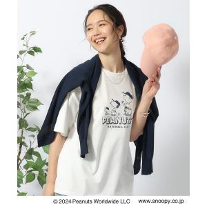tシャツ 「PEANUTS」別注 接触冷感グラフィックTシャツ レディース