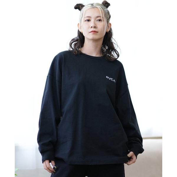tシャツ 「ムラサキスポーツ限定」RVCA/ルーカバックプリント ロンT BE044-P50 レディ...