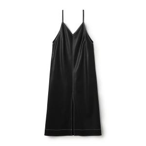 CABaN（キャバン） ワンピース ソフトベロア Vネックロングワンピース