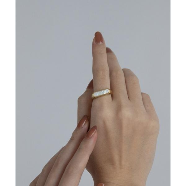 指輪 リング 金属アレルギー対応 スクエアカラーステンレスリング レディース