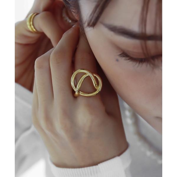 指輪 リング 金属アレルギー対応 ニュアンスラインステンレスリング レディース